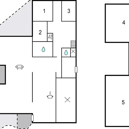 דירה Awesome In Bokn With Sauna *